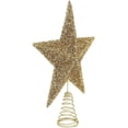 thumbnail image 4 of Gold Christmas Topper Glitter Star Christmas Decor Home decor Tree Topper, 4 of 8