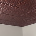 thumbnail image 5 of FASÄDE Dunes Decorative Vinyl 2ft x 2ft Lay in Ceiling Panel in Moonstone Copper (5 Pack), 5 of 5
