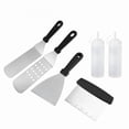 thumbnail image 4 of Kit d'Outils de Barbecue en Acier Inoxydable Premium avec Pinces, Brosse et Spatule - Ensemble de Grillade Moderne Simple de 7 Pcs pour Cuisine Extérieure/intérieure, Accessoires de Barbecue Durables et Abordables (Design Souriant), 4 of 5