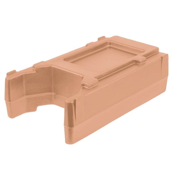 Cambro R500LCD157 4 9/16" Coffee Beige Riser for 2.5, 4.75, and 5.25 Gallon Cambro Insulated Beverage Dispensers