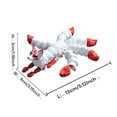 thumbnail image 6 of 1pc 3D Printed Fox Ornament Animal Model Joints Movable Five Tailed Fox Stress Relief Home Desktop Ornament, 6 of 6