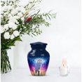 thumbnail image 7 of Owl Little Cremation Urn For Men And Women Ashes - Decorative Keepsake Blue Urns For Human Ashes For Male & Female - Moon Little Urns For Girl - Purple Small Urn For Adults 3 Inch, 7 of 7