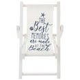 thumbnail image 2 of Miniature Beach Chair Folding Chair Decor Nautical Style Beach Chair Prop Photo Prop, 2 of 9