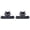Black*2, variant on BinKFF Cute Chip Clips, Sealing Cat Bag Clips for Food, Fun Cat Shaped Chip Clip, Upgrade Wide Open Bag Clip for Food Storage and Kitchen Snacks, Fun Party Decorations