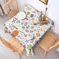 thumbnail image 2 of Fall Leaves Pumpkin Square Tablecloth,Waterproof Square Table Cover,Wipeable Spillproof Washable Table Cover for Home Kitchen Party Decor 60"x60"(152x152cm), 2 of 6