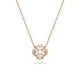 thumbnail image 1 of Collar Swarovski Sparkling Dance con cristal blanco y oro rosa, 1 of 6