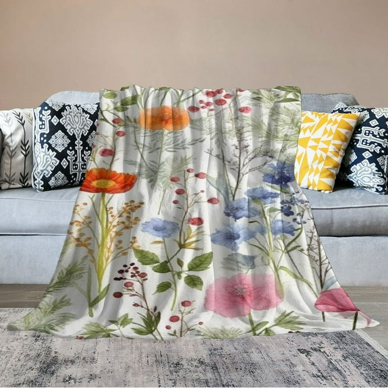 Sage Green Throw Blanket, Spring Throw Blanket For Couch Bed Eucalyptus Leaves Floral Fleece Blanket Camping Throw Blanket Lightweight Soft Warm Cozy Blan 829b59e8 A050 4729 Aeba 260f67da8060.b39b82b6071aa4567c439825844a1701 10 thumbnail image