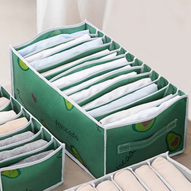 Cajón Organizador De Ropa, Caja De Almacenamiento Duradera Para Ropa Interior, Calcetines, Pantalones, Tela Gruesa, Armario, Cajón, Divisor Muyoka Hogar