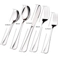 thumbnail image 2 of Silverware Set for 12, 65 Piece Stainless Steel Flatware Cutlery Fork and Spoon Set with Serving Utensils Set, Dishwasher Safe, Gift Package for Wedding Housewarming, 2 of 7