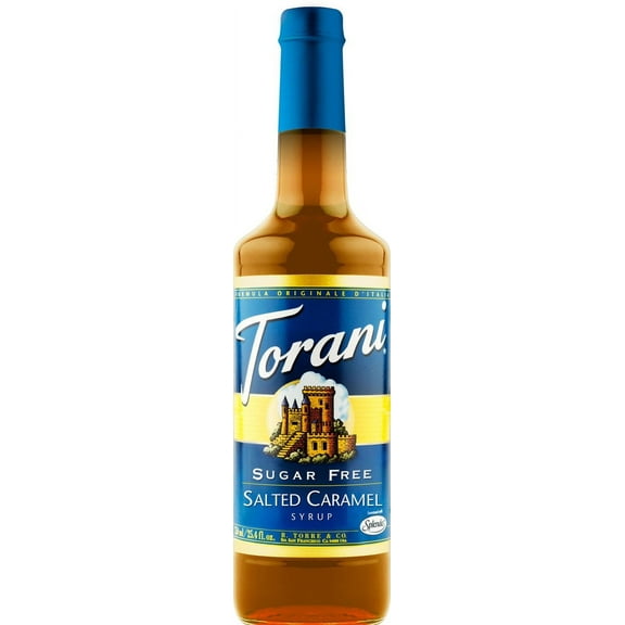 Torani Sugar Free Salted Caramel Syrup, 25.4 Oz