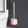 thumbnail image 3 of Toilet Bowl Brush and Holder, Compact Toilet Bowl Cleaning Brush Set, 3 of 5