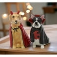 thumbnail image 2 of Ceramic Devil Dracula Dog Salt and Pepper Shakers Halloween Gift, 2 of 4