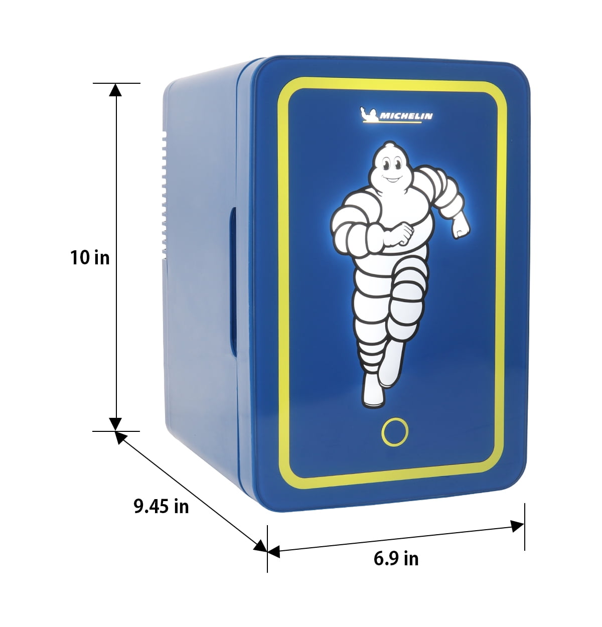 Michelin 6L Portable Mini Fridge w/ LED Light, 12V 110V 6 Can Cooler
