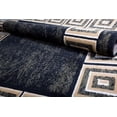 thumbnail image 4 of Contemporary Black Bordered Greek Key Area Rug - Actual 3' 7" x 5' 2", 4 of 5