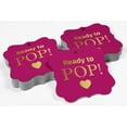 thumbnail image 4 of Inkdotpot Pack Of 50 Real Gold Foil Bracket Shape Paper Tags Ready To Pop Baby Shower Favor Hang Tags, 4 of 6