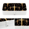thumbnail image 4 of Easter PU Leather Jewelry Organizer Box with Removable Compartment and Portable Design for Necklace, Earring, and Jewelry Storage, 4 of 6