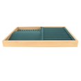 thumbnail image 2 of Inserto Para Cajón De Joyería, Caja De Almacenamiento A Prueba De Arañazos, Apilable, Ligero, Forro Suave, Bandeja De Exhibición De Joyería Para Collares ANGGREK Verde, 2 of 8