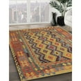 thumbnail image 2 of Ahgly Company Indoor Rectangle Contemporary Mahogany Brown Southwestern Area Rugs, 7' x 9', 2 of 6