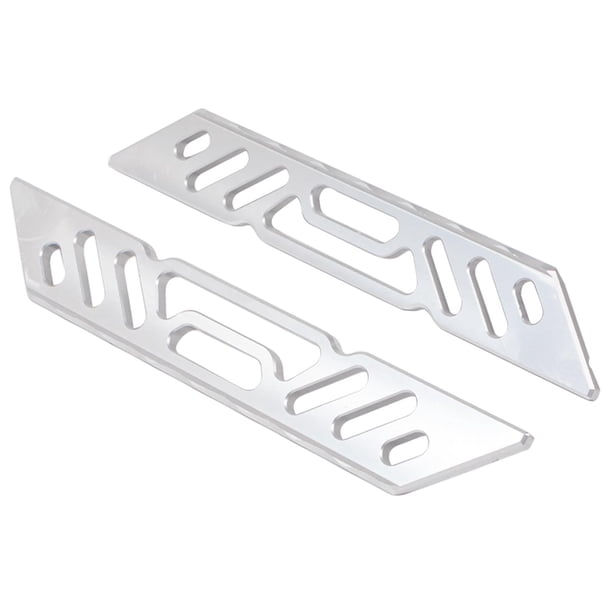Placa protectora lateral para bricolaje, conjunto de pedal a escala 1/5, repuesto para maquetas, estribo Plata