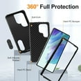 thumbnail image 3 of TECH CIRCLE for Samsung Galaxy S26 Ultra 3-Layer PC+TPU+PC Case with KickStand Slim Heavy Duty Rugged Shock-Absorbent Tough Durable Cover,K, 3 of 8