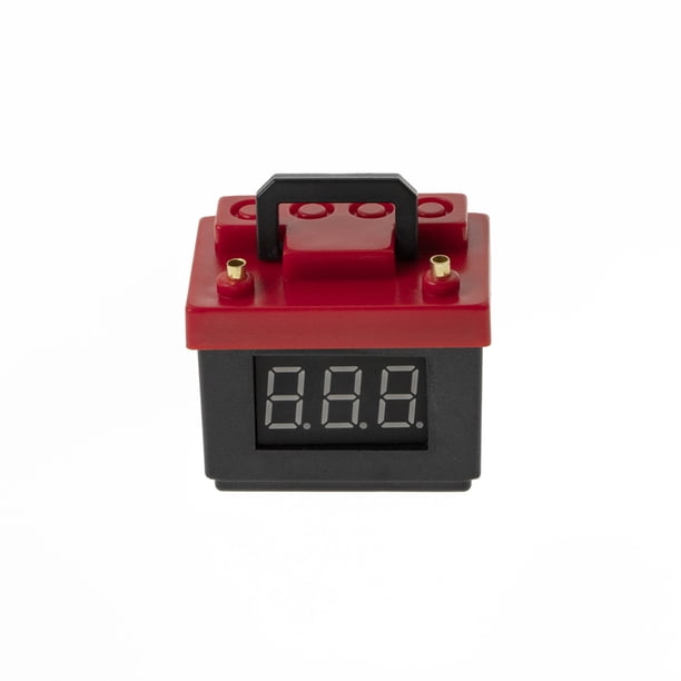 Control remoto Decoraciones de alarma de batería de bajo voltaje Reemplace el modelo de simulación de pieza Modelo de actualización de vehículos Repuestos Montaje de automóvil Negro 1/10 1/8 Eigraketly FN001155-02