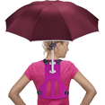 thumbnail image 1 of Hands-Free Wearable Umbrella - Sun & Rain Protection for Fishing, Running, Kayaking & Outdoor Adventures - Red, 1 of 5