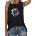 thumbnail image 1 of Tops Para Mujer Elegante Blusa Casual Moda Causal Rounk Cuello Estampado Camiseta Sin Mangas Tanque Odeerbi ODB160913, 1 of 3