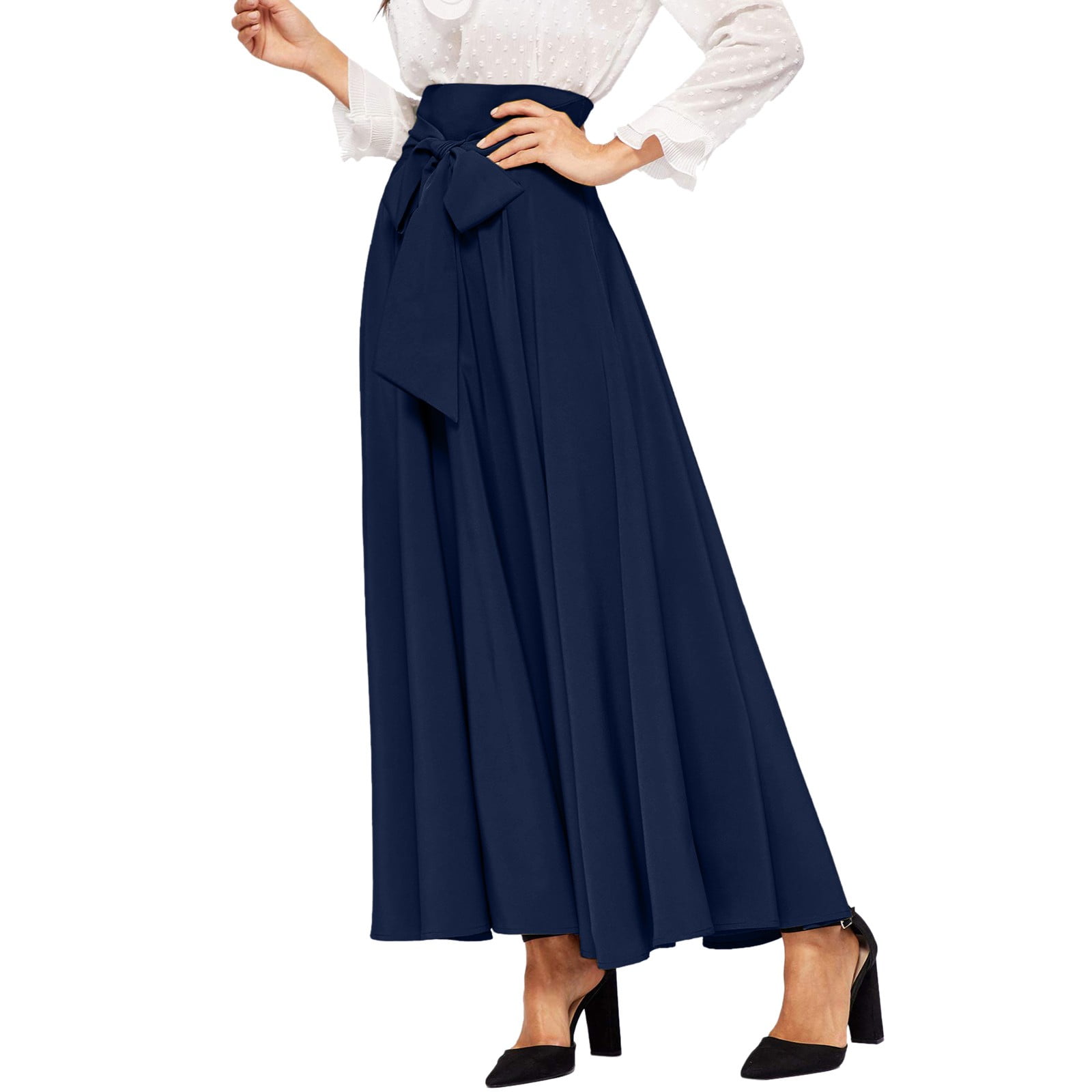 High waist skirt navy hotsell