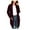 Wine, variant on MLANM Essential Solid Open Front Long Knited Cardigan Sweater for Women, 2XL Wine