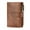 Brown, variant on GOIACII Womens Wallets Rfid Credit Card Holder with 2 Zipper Pockets, 3 ID Windows Ladies Purse Leather