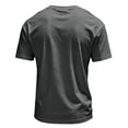 thumbnail image 6 of Hearthz Mens Graphic T-Shirts Moisture Wicking Breathable Athletic Fit T-Shirt Men V Neck Short Sleeve Shirt Men Basic Basketball Jersey Dark Gray M, 6 of 7