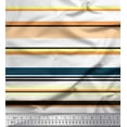 thumbnail image 1 of Soimoi Cotton Poplin Fabric Stripe Color Block Printed Craft Fabric by The Yard 42 Inch Wide, 1 of 1
