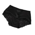 thumbnail image 2 of Seductiva Women's Seamless Underwear Women's Ice Silk Mid Rise Seamless Lace Cotton Crotch Sexy Breathable Large Size Briefs Soft Strech Ladies Breathable, 2 of 4