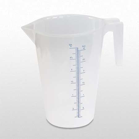 Kind Measures - Funnel King 94150 Fixed Spout Measuring Container, 3 Quart