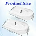 thumbnail image 2 of 2 Pairs Supination & Pronation Correction Insoles, 3 Layers Adjustable Heel Wedge Inserts, Orthotics Medial & Lateral Heel Insoles for Bow Legs, Knee Pain, Foot Alignment (Women 8-12/Men: 7.5-14), 2 of 6