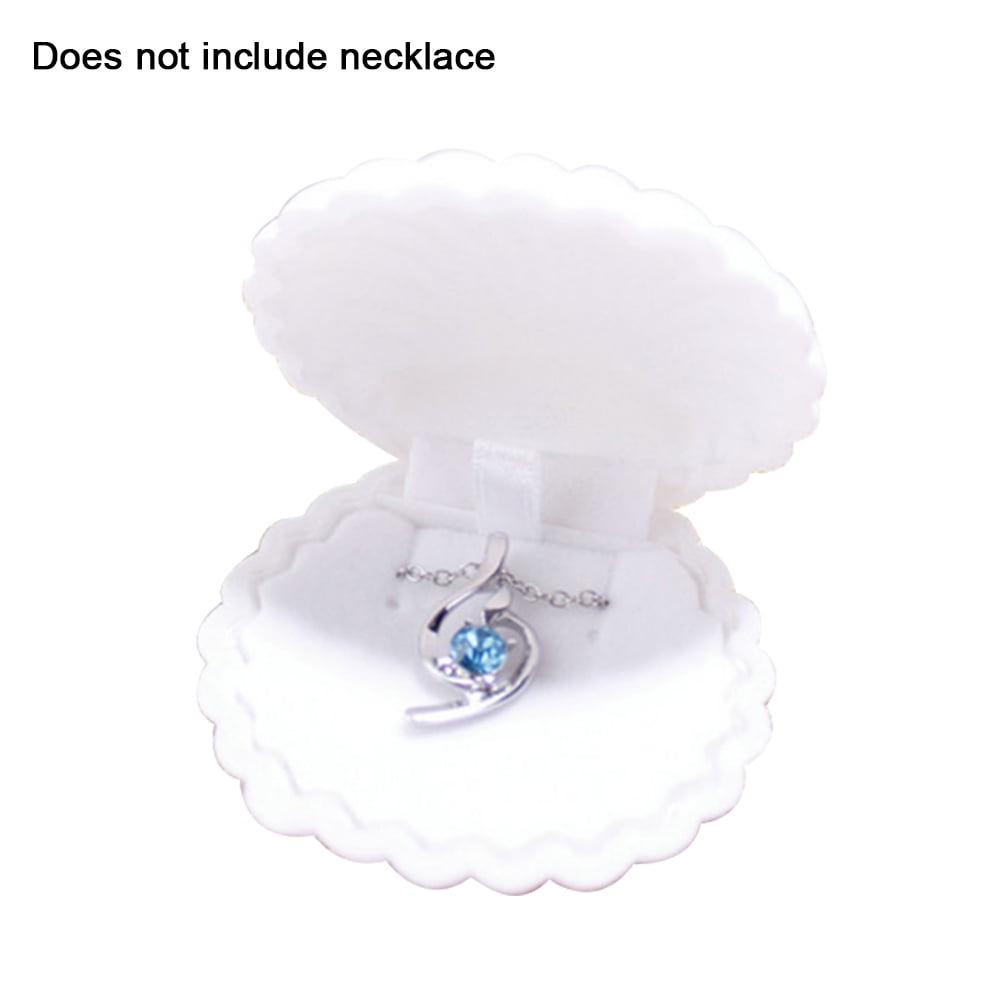 Ring Necklace Earring Box Velvet Valentine Gifts Display Jewellery Cases 1PC 