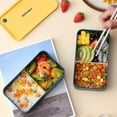 thumbnail image 2 of Bento Box,Bento Box Adult Lunch Box,BPA Free Leakproof Built in Reusable Spoon,Portable Separated Lunch Box, 2 of 5