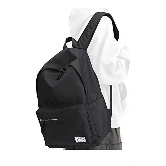 Título: Mochilas negras PAUBACK para instituto, chicas adolescentes. Mochila libros, viaje universidad mujeres/hombres. Portátiles 15,6, resistente al agua, ligera. Mochila casual universitaria
