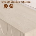 thumbnail image 3 of LKTART 31.5" Mid Century Modern Sideboard Buffet Cabinet with Storage, 2 Doors & Adjustable Shelf, Freestanding Credenza Console for Living Room Entryway Dining Room, Rock Grey, 3 of 7