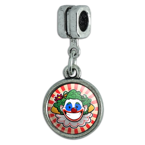 Clown Happy Face Italian European Style Bracelet Charm Bead