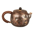 thumbnail image 3 of DOLITY Copper Kettle Handmade Tea Ceremony Tea Kettle for Outdoor Hiking Restaurant pattern, 3 of 9