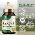 thumbnail image 3 of CoQ10 100mg Softgels - Better Absorption, Antioxidant for Heart Health & Cellular Energy Support - Nature's Co Q10 Vitamins, Non-GMO & Gluten Free, Coenzyme Q10 Supplement - 60 Softgels, 3 of 10
