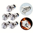 thumbnail image 5 of 19mm Momentary Selector Rotary Switch 3Positions 2NO2NC 12-24V ON-Off Waterproof, 5 of 11
