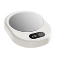 thumbnail image 3 of Calentador de tazas de café para café Calentador de bebidas eléctrico con pantalla digital inteligente con blanco, 3 of 7