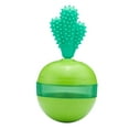thumbnail image 2 of Fiudx Vaso para Golosinas para Mascotas, Juguete para Rechinar y Limpiar Los Dientes, Dispensación Lenta de Golosinas, Diseño Giratorio de 360°, Divertido para Perros y Gatos, Material Abs, Verde o A, 2 of 6