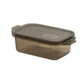 thumbnail image 2 of 3pcs Food Storage Containers Bento Box Recyclable Space Saver Airtight Container for Kitchen Storage Meal Prep Take Out xqmg Black 3pcs 600ml, 2 of 6