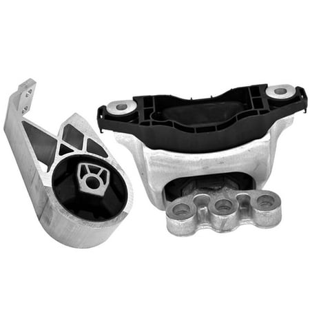 4M Auto Parts Rear Left Transmission Mount & Hydraulic Right Engine Mount 2PCS Part Numbers. 3440 3518