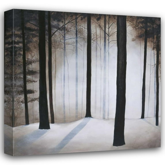 Patrick St.Germain 36x36 Gallery Wrapped Canvas Wall Art Titled - Winter Solace