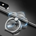 thumbnail image 2 of YUEVE Video Calls Device Cell Phone Ring Holder Stand Transparent Phone Ring Holder Clear Universal 360 Rotation Finger Grip Ring Kickstand Compatible Various Mobile Phones, 2 of 4