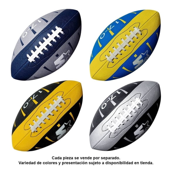 Balón de Futbol Americano Starter 17-0 del no.7 Varios Modelos 1 pza